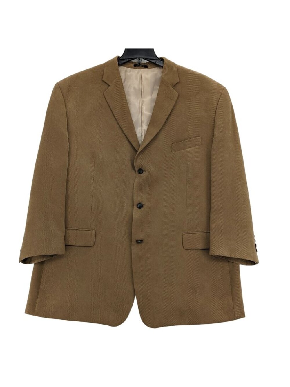 Calvin Klein Klein Brown Sport Coat Blazer Three Button Corduroy Corporate 50R